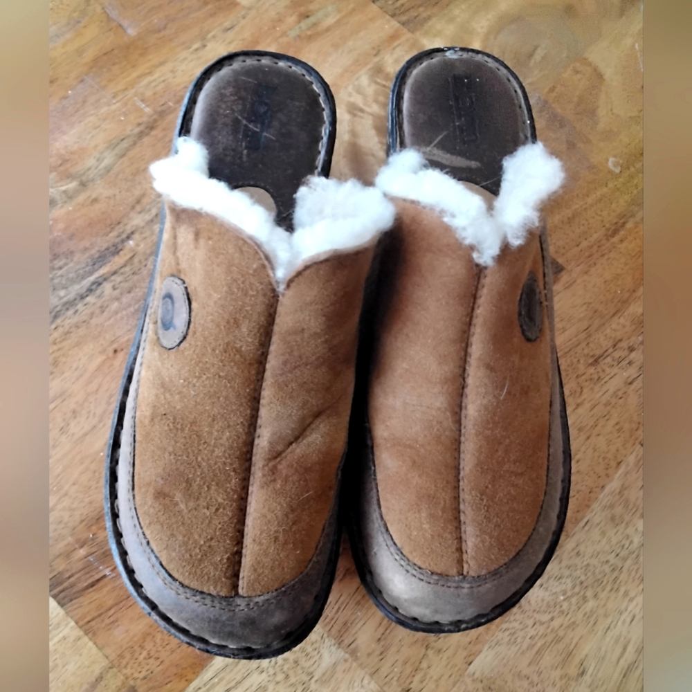 Women Born Shearling Clogs 7 38